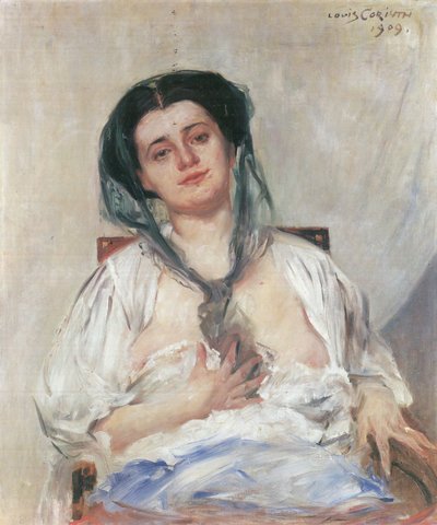 Zwangere vrouw door Lovis Corinth